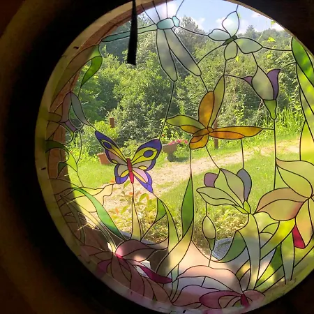 Holiday home Happyhobbit Forest, View, Fireplace , Jakuzi ,in
